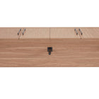 Manhattan Comfort Jodie Mid-Century Modern 65" Fluted Sideboard in Maple