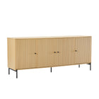 Manhattan Comfort Magnolia Modern 71" Sideboard in Light Oak