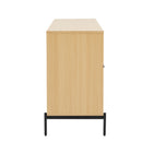 Manhattan Comfort Magnolia Modern 71" Sideboard in Light Oak