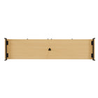 Manhattan Comfort Magnolia Modern 71" Sideboard in Light Oak
