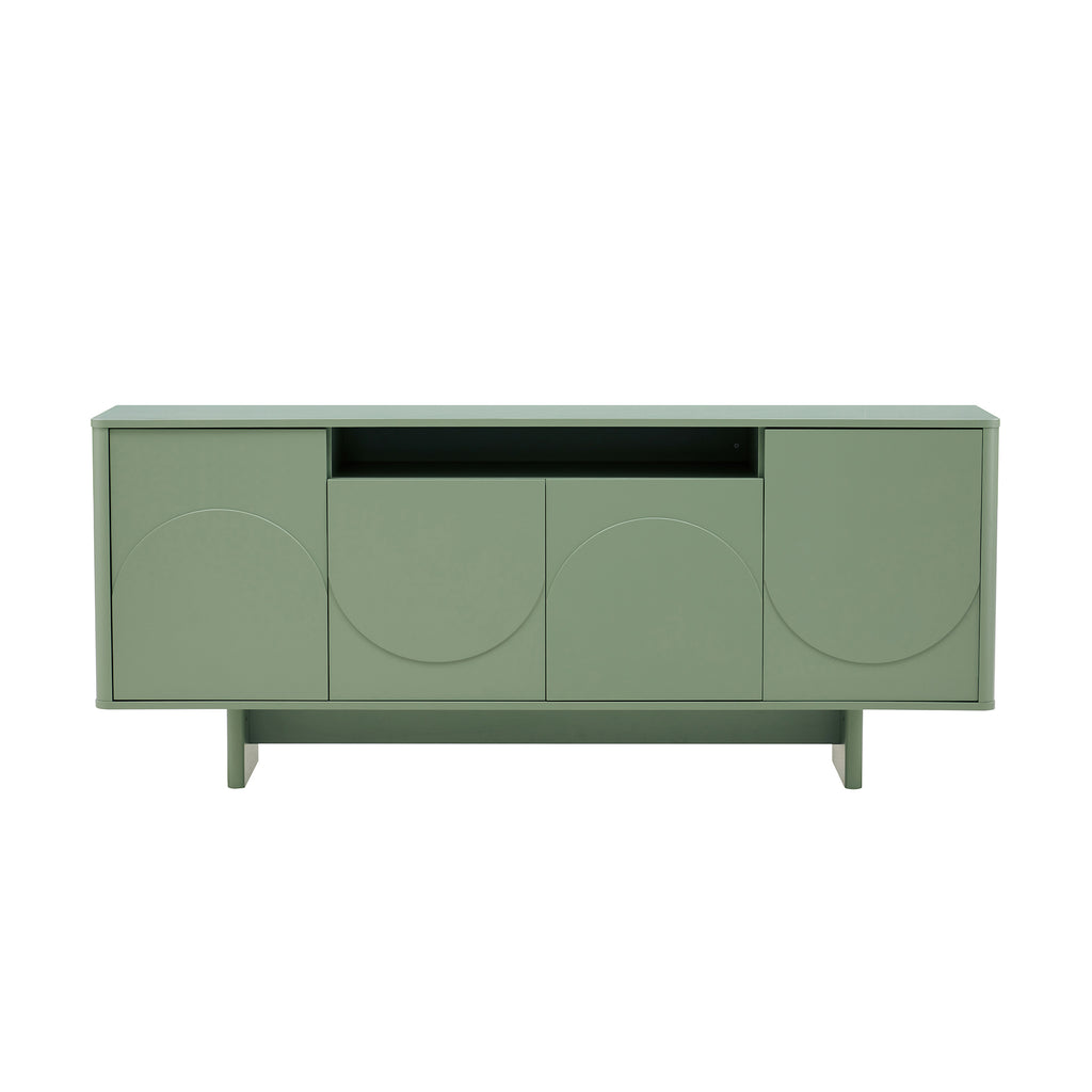 Manhattan Comfort Ella Modern 71" Sideboard in Sage Green