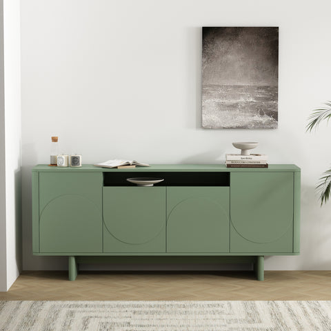 Manhattan Comfort Ella Modern 71" Sideboard in Sage Green