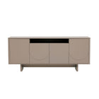 Manhattan Comfort Ella Modern 71" Sideboard in Mocha
