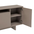 Manhattan Comfort Ella Modern 71" Sideboard in Mocha