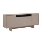 Manhattan Comfort Ella Modern 71" Sideboard in Mocha