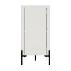 Manhattan Comfort Abbey Modern 67" Sideboard in Maple and Off White