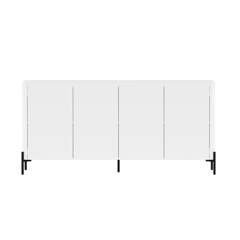Manhattan Comfort Abbey Modern 67" Sideboard in White