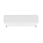 Manhattan Comfort Abbey Modern 67" Sideboard in White