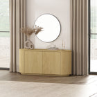 Manhattan Comfort Olivia Modern 60" Sideboard in Natural Oak