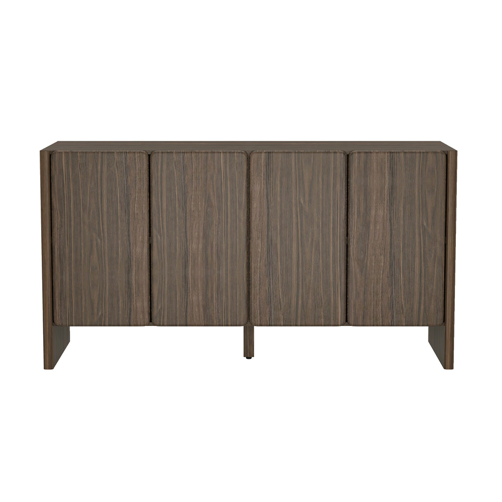 Manhattan Comfort Linda Modern 60" Sideboard in Walnut Brown