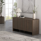Manhattan Comfort Linda Modern 60" Sideboard in Walnut Brown