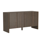 Manhattan Comfort Linda Modern 60" Sideboard in Walnut Brown