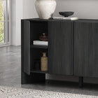 Manhattan Comfort Linda Modern 60" Sideboard in Charcoal Gray