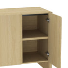 Manhattan Comfort Linda Modern 60" Sideboard in Natural Oak