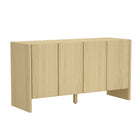 Manhattan Comfort Linda Modern 60" Sideboard in Natural Oak