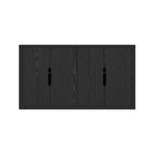 Manhattan Comfort Rivington Modern 60" Sideboard in Black