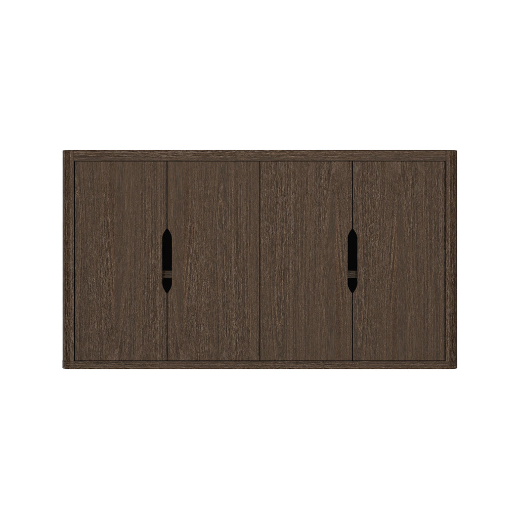 Manhattan Comfort Rivington Modern 60" Sideboard in Walnut