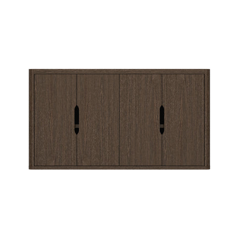 Manhattan Comfort Rivington Modern 60" Sideboard in Walnut