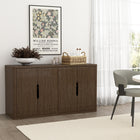 Manhattan Comfort Rivington Modern 60" Sideboard in Walnut