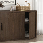 Manhattan Comfort Rivington Modern 60" Sideboard in Walnut