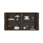Manhattan Comfort Rivington Modern 60" Sideboard in Walnut