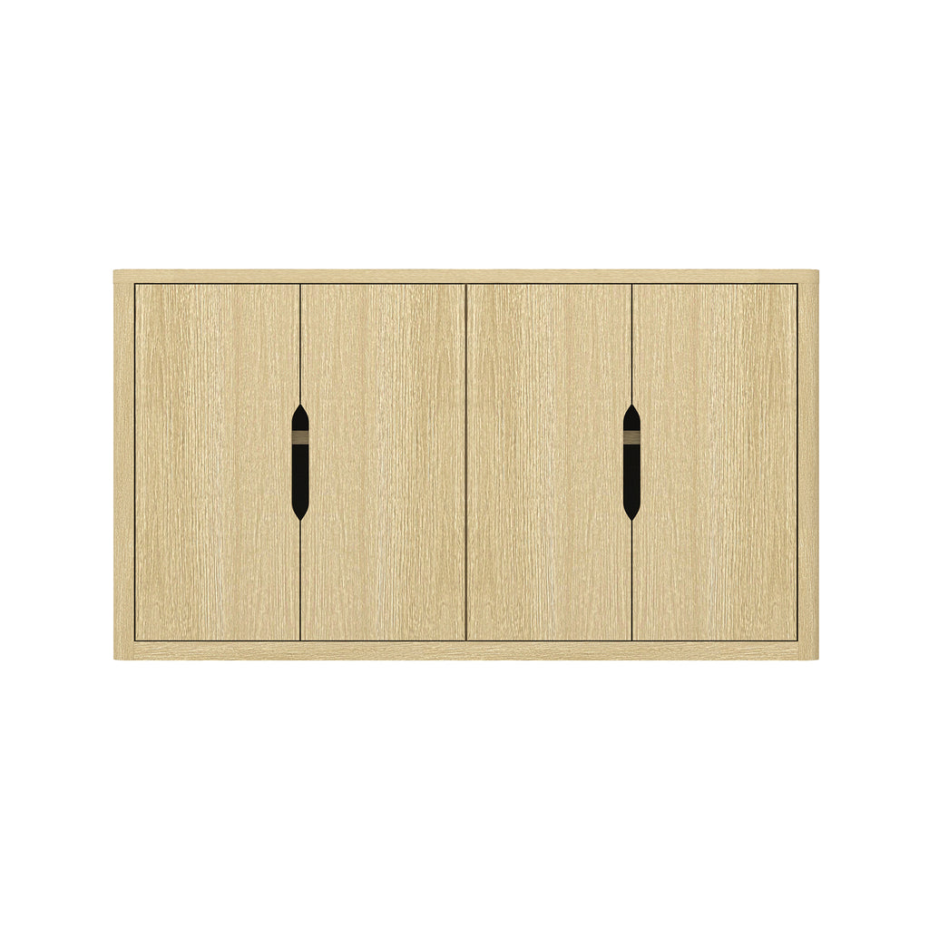 Manhattan Comfort Rivington Modern 60" Sideboard in Natural Oak