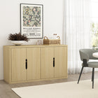 Manhattan Comfort Rivington Modern 60" Sideboard in Natural Oak