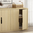 Manhattan Comfort Rivington Modern 60" Sideboard in Natural Oak