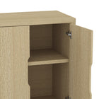 Manhattan Comfort Rivington Modern 60" Sideboard in Natural Oak