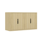 Manhattan Comfort Rivington Modern 60" Sideboard in Natural Oak