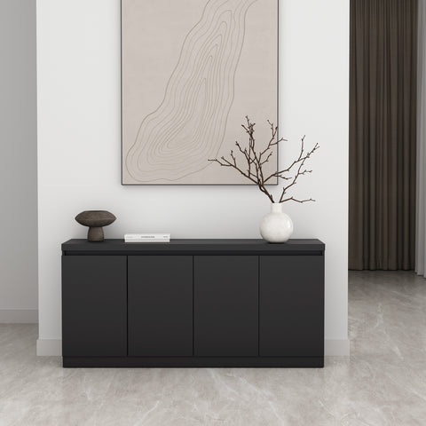 Manhattan Comfort Griffin Modern 62" Sideboard in Onyx
