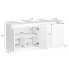Manhattan Comfort Griffin Modern 62" Sideboard in White