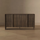 Manhattan Comfort Novara Contemporary 60" Sideboard in Jacobean Walnut (4-Door)