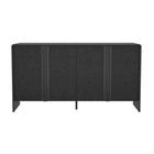 Manhattan Comfort Novara Contemporary 60" Sideboard in Black (4-Door)