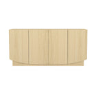 Manhattan Comfort Ardea Contemporary 60" Sideboard in Natural Oak (4-Door)