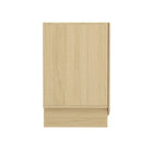 Manhattan Comfort Ardea Contemporary 60" Sideboard in Natural Oak (4-Door)