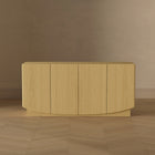 Manhattan Comfort Ardea Contemporary 60" Sideboard in Natural Oak (4-Door)