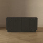 Manhattan Comfort Ardea Contemporary 60" Sideboard in Black (4-Door)