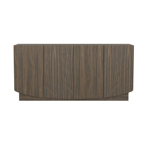 Manhattan Comfort Ardea Contemporary 60" Sideboard in Walnut (4-Door)