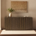 Manhattan Comfort Ardea Contemporary 60" Sideboard in Walnut (4-Door)
