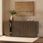 Manhattan Comfort Ardea Contemporary 60" Sideboard in Walnut (4-Door)