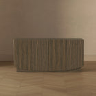 Manhattan Comfort Ardea Contemporary 60" Sideboard in Walnut (4-Door)