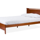 Baxton Studio Demitasse Brown Wood Contemporary Twin-Size Bed
