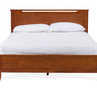 Baxton Studio Demitasse Brown Wood Contemporary Twin-Size Bed