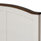 Baxton Studio Harry Classic Butter Milk and Walnut Finishing Twin Size Platform Bed