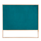 Manhattan Comfort Trillium Mid-Century Modern 83" Velvet Sofa in Teal