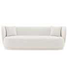 Manhattan Comfort Siri Modern 93" Upholstered Sofa in Cream