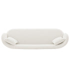 Manhattan Comfort Siri Modern 93" Upholstered Sofa in Cream