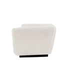 Manhattan Comfort Ulka Modern 96" Chenille Sofa in Cream