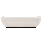 Manhattan Comfort Ulka Modern 96" Chenille Sofa in Cream